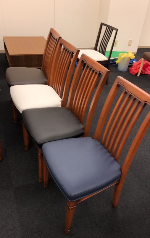 ➀ 【送料込】old KOSUGA チェア＆オットマンセット